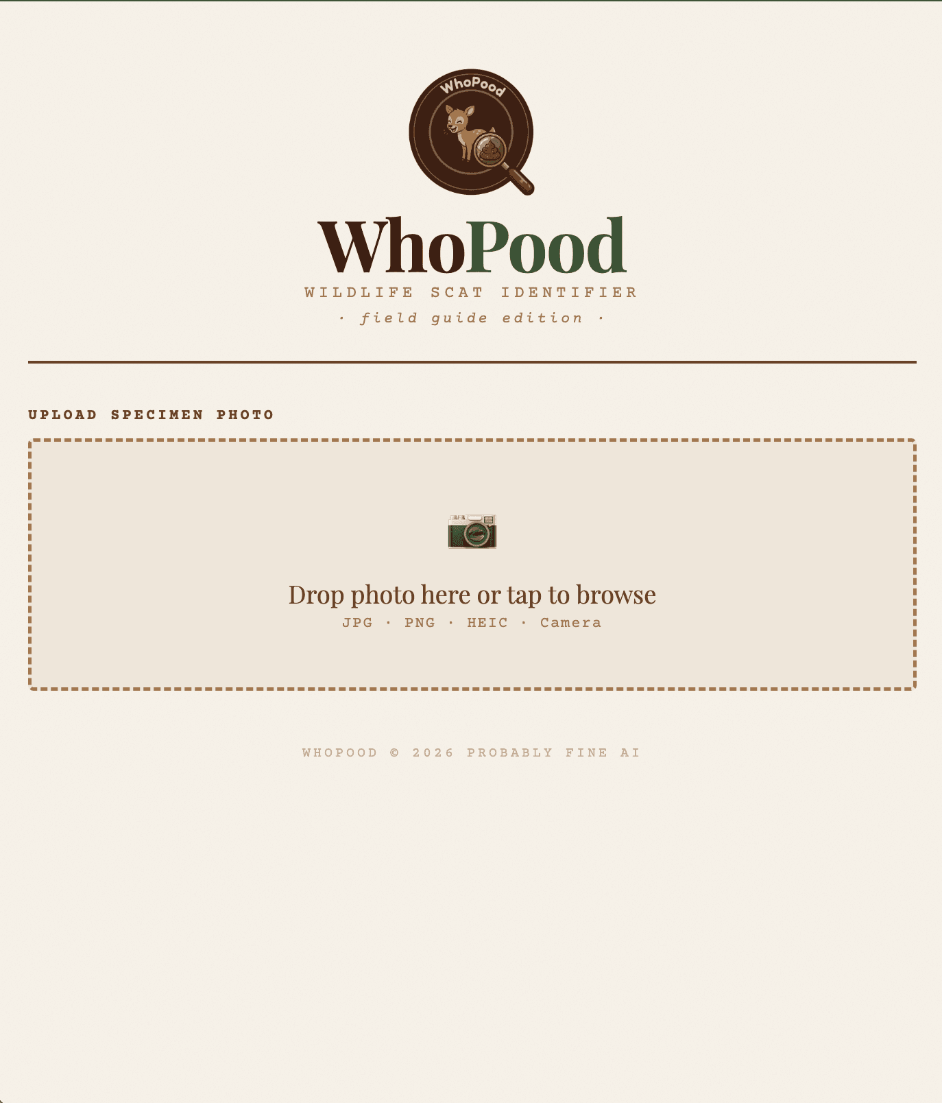 WhoPood screenshot 1